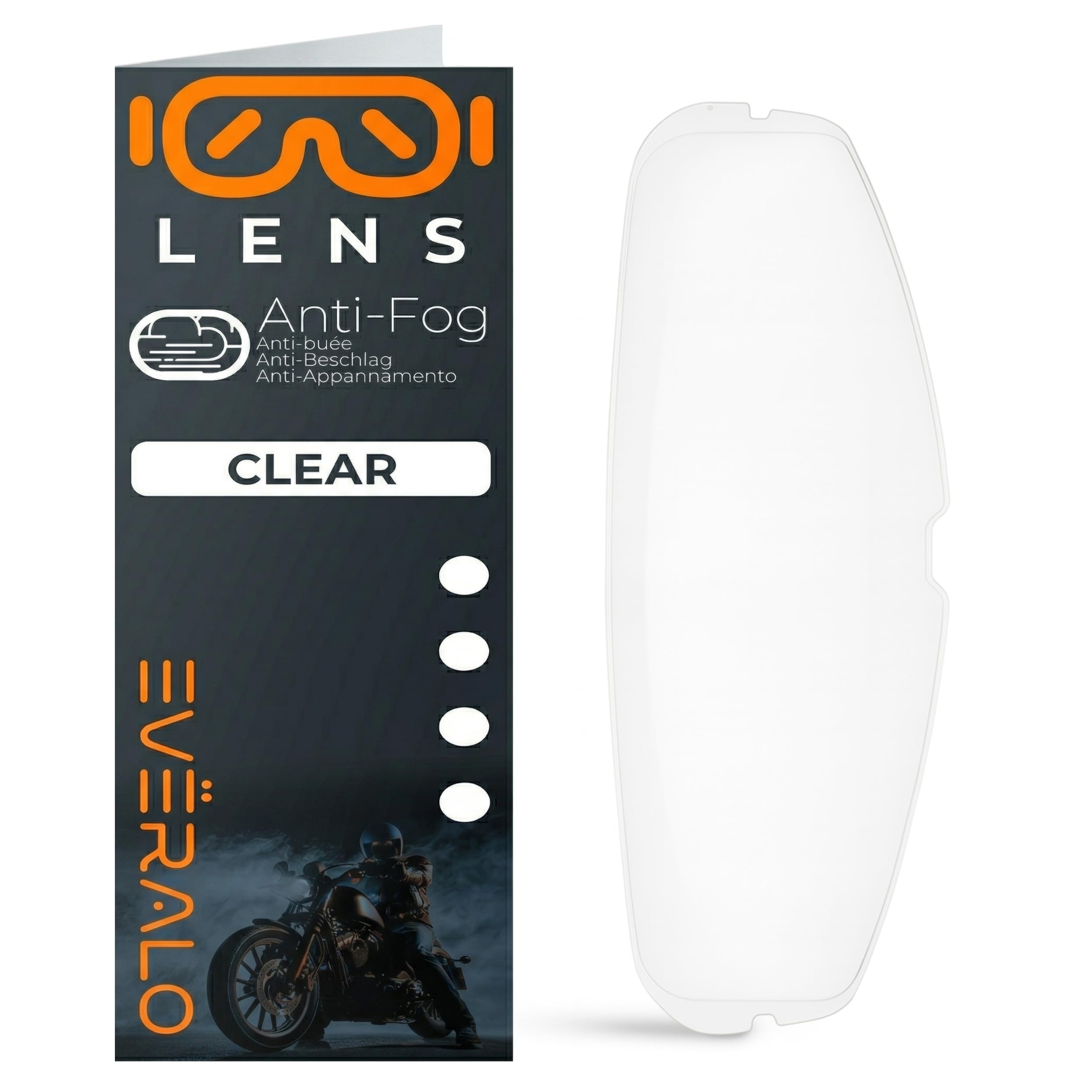 Everalo Visera compatible con Scorpion Exo 520-1400 - 391 - R1 Air (Cromo Espejo) — view 14
