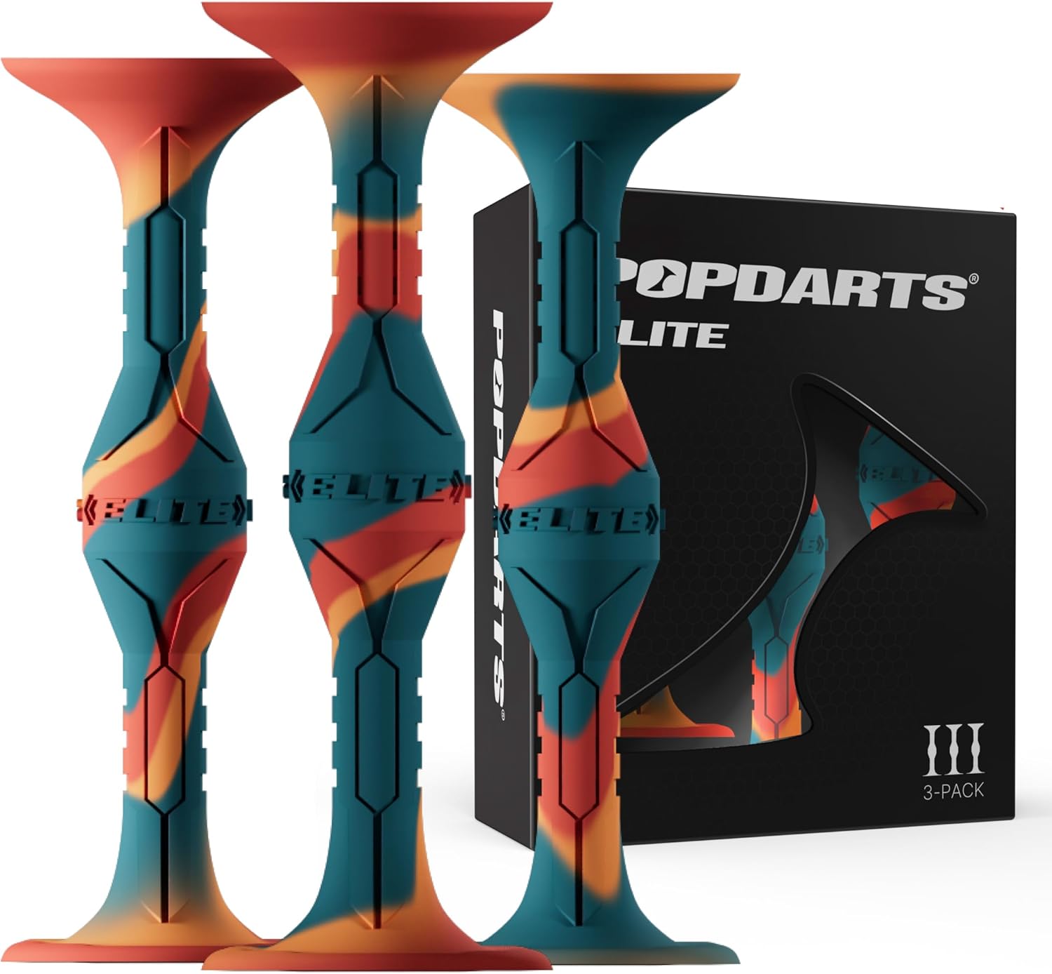 Popdarts Elite Flyboy Three Pack – Choose Your Colorway, Show Your Style, Dominate Every Match. Larger & Heavier Design for Ultimate Precision & Control – American League Tournament Approved