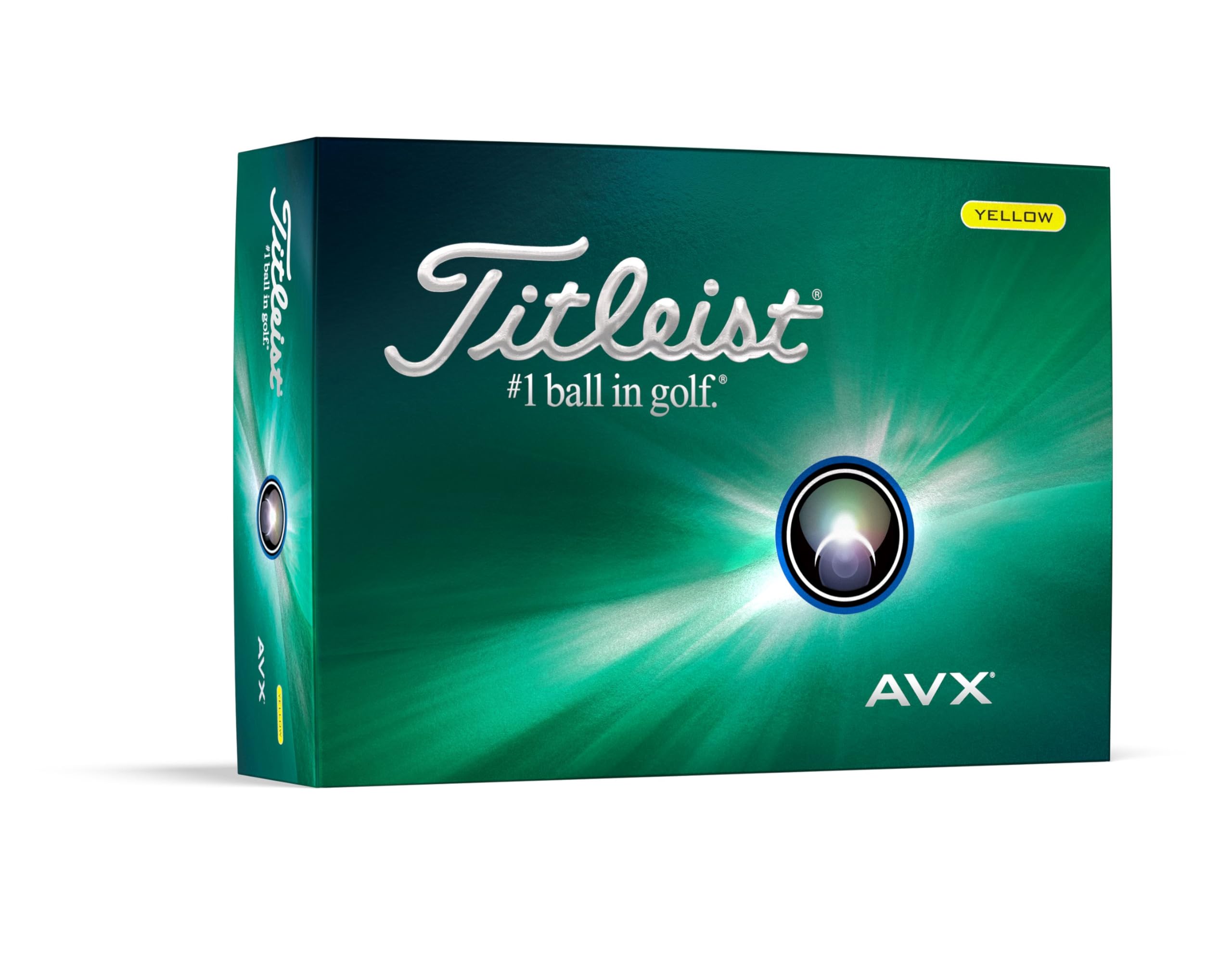 Titleist 2020 AVX YLW Golf Ball, Uomini, Yellow, Taglia unica