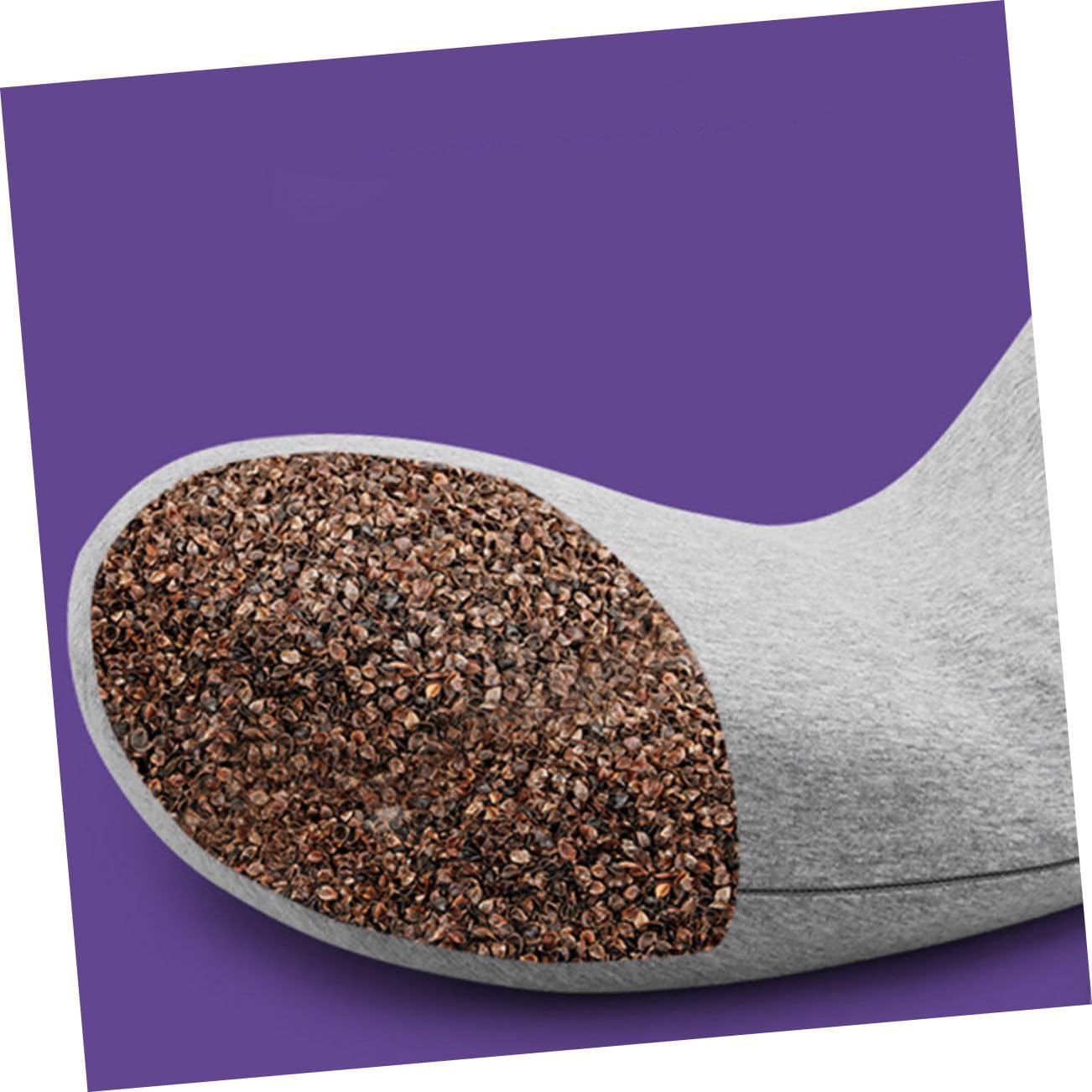 Lumbar Support Pillow for Sleeping Memory Foam Waist Pillow Dark Grey Lumbar Cushion for Back Pain Relief Ergonomic Design for Bed and Travel