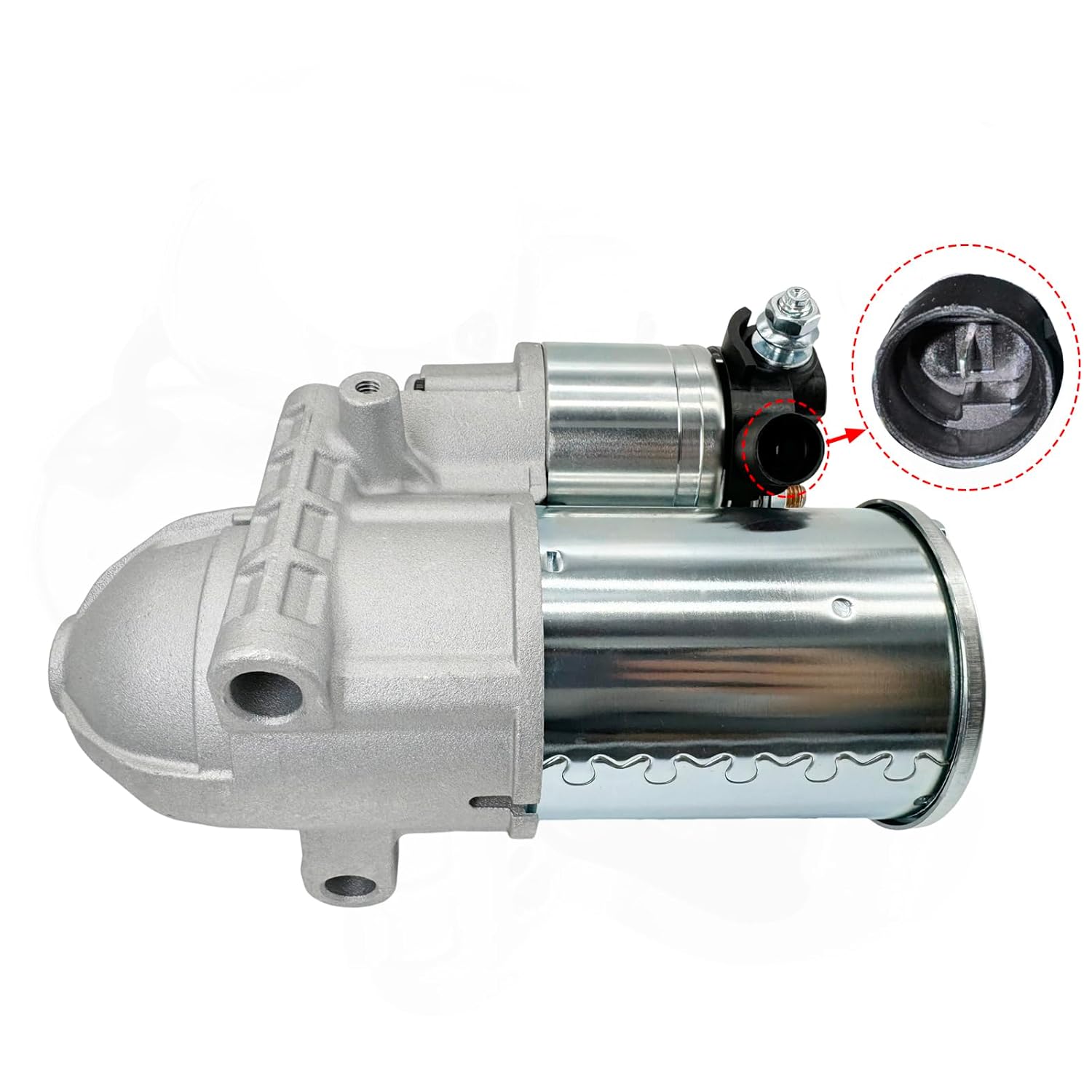 Starter Replacement New 12695760 for GMC Yukon XL Sierra 1500 2015 2016 Chevy Silverado Tahoe Suburan Express Savana Cadillac Escalad ESV 4.3L 5.3L 6.2L V6 V8 FS1832 10910N M0T24072 12694626 12655055