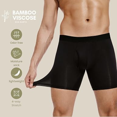 Lot de 4 boxers pour hommes, sous-vêtements Sexy à rayures, Lingerie Lot de 4 boxers pour hommes, sous-vêtements Sexy à rayures, Lingerie