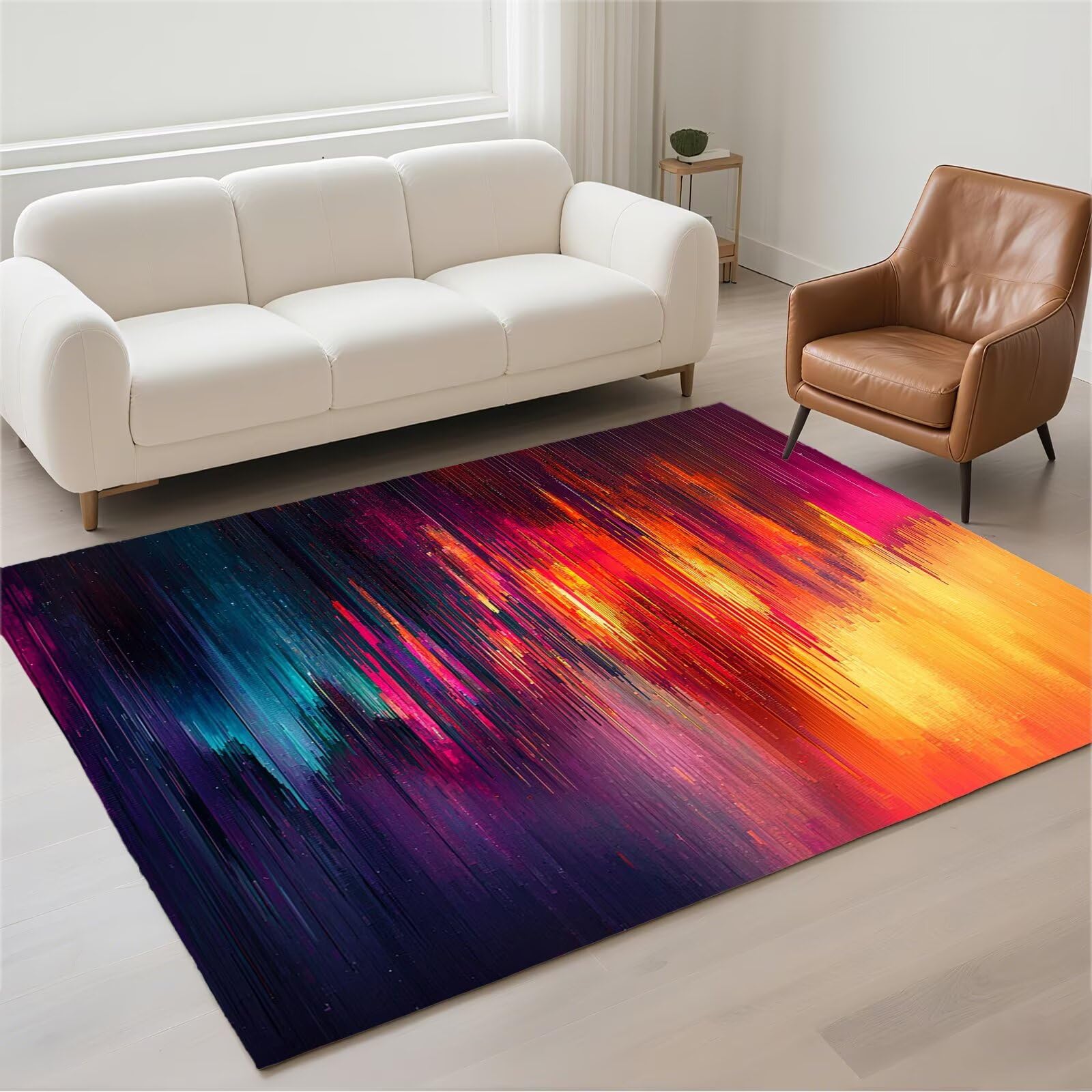 Tapis de couloir antidérapant résistant aux taches de salle à manger