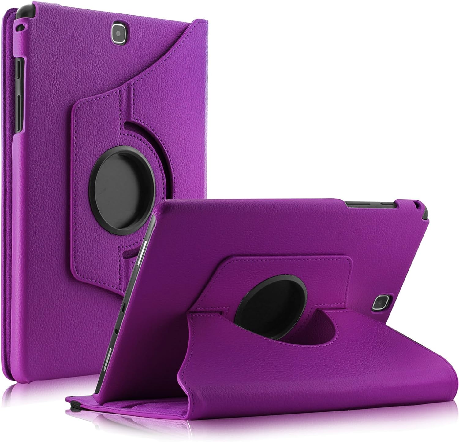 Infiland Samsung Galaxy Tab A 9.7 Case, PU Leather 360° Rotating Stand Case Cover for Samsung Galaxy Tab A 9.7-Inch SM-T550 Tablet ONLY - Purple