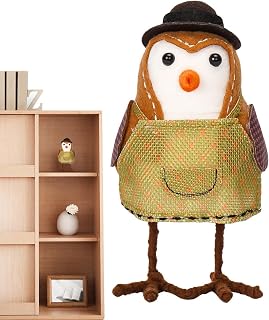 Brinquedos de pelúcia para pássaros de pelúcia | Brinquedo fofinho para pássaros de ação de graças - Pelúcia de pássaro de ação de graças para experiência fofinha, bonecos em formato de animal Fpgear