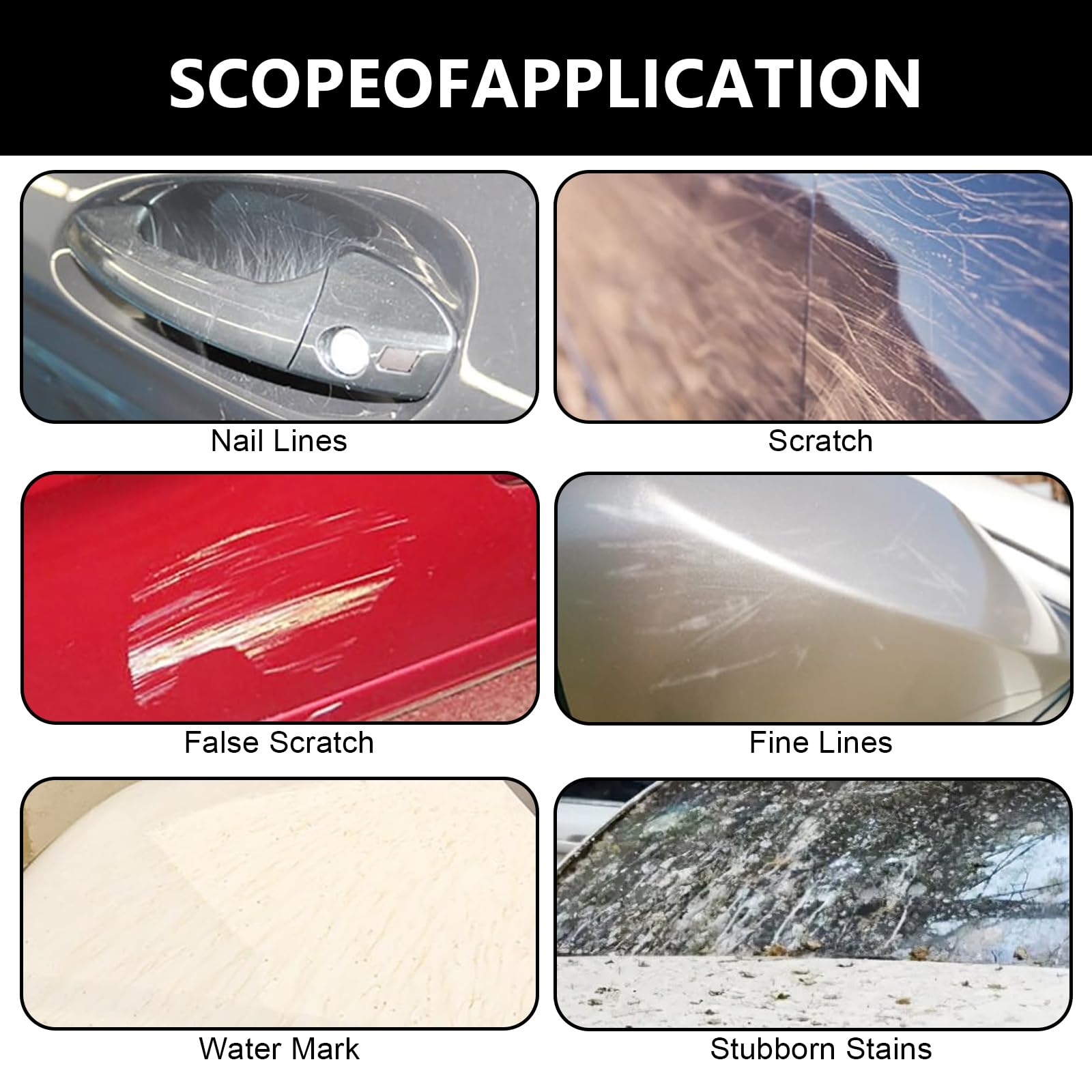 Nano Sparkle Doek, 9 stuks auto krassen reparatie Magic