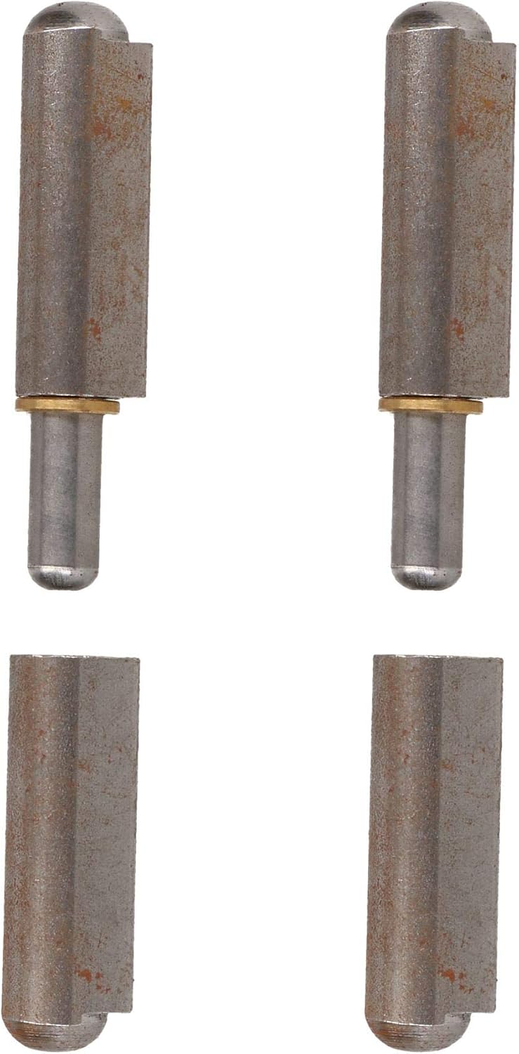 4 Pack Lift Off Bullet Hinge Weld On Brass Bush 16x120mm Heavy Duty Industrial