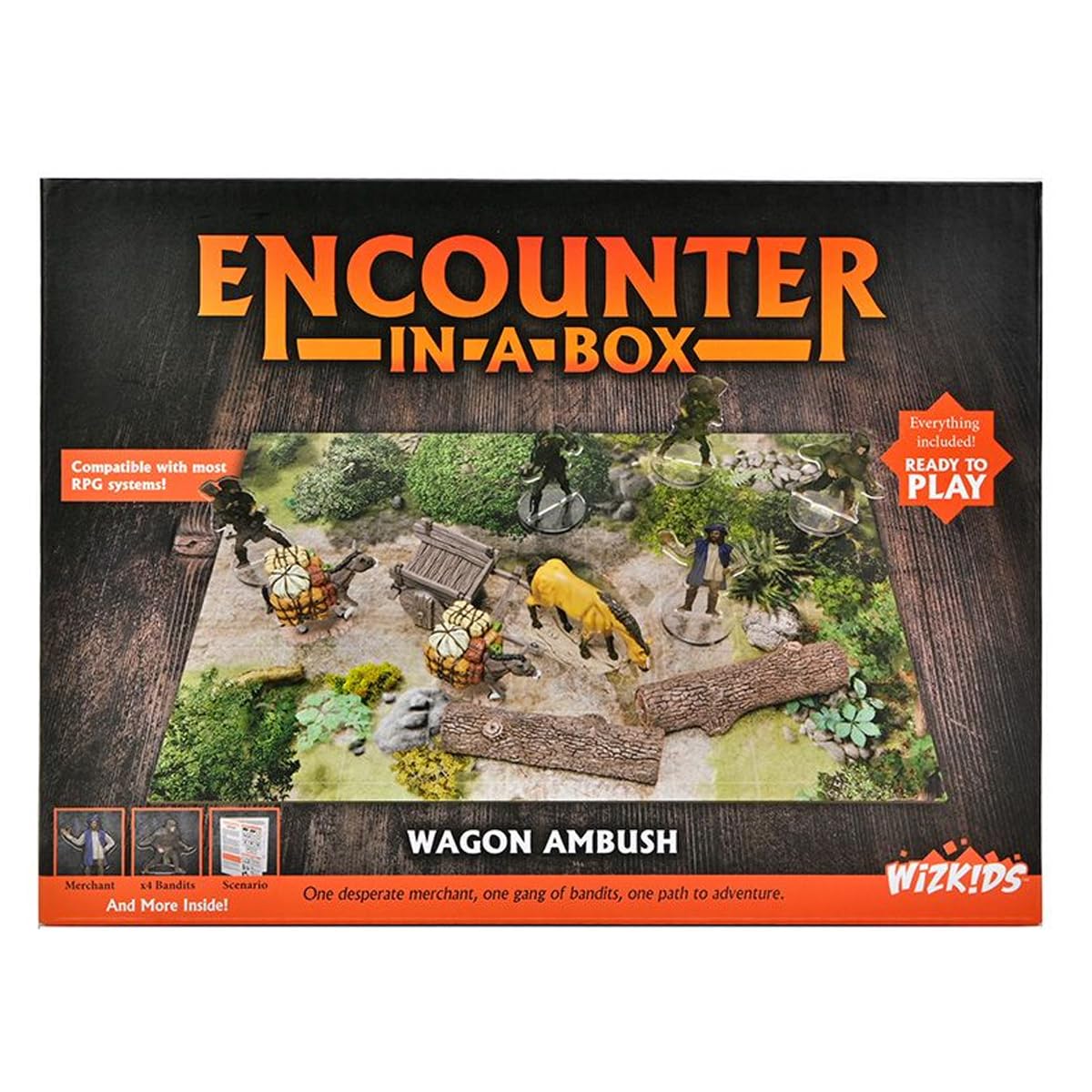 Warlock Tiles Encounter in a Box Wagon Ambush