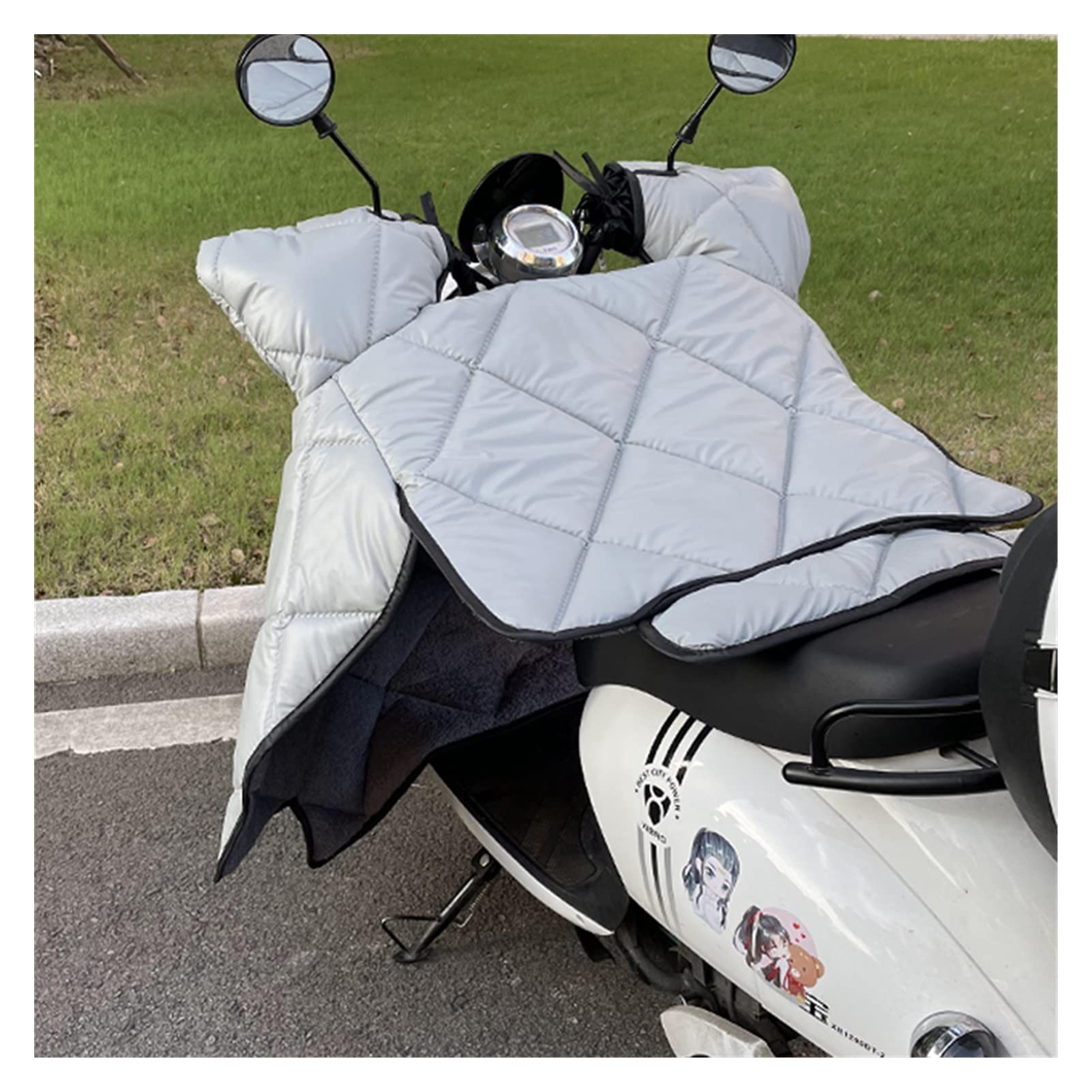 Générique Tablier Scooter, Couvre Jambe Scooter Wind Winter Batterie de Voitures Moto Hiver Universal Coupe-Vent est Chaud et Plus épaississement Velours(9)