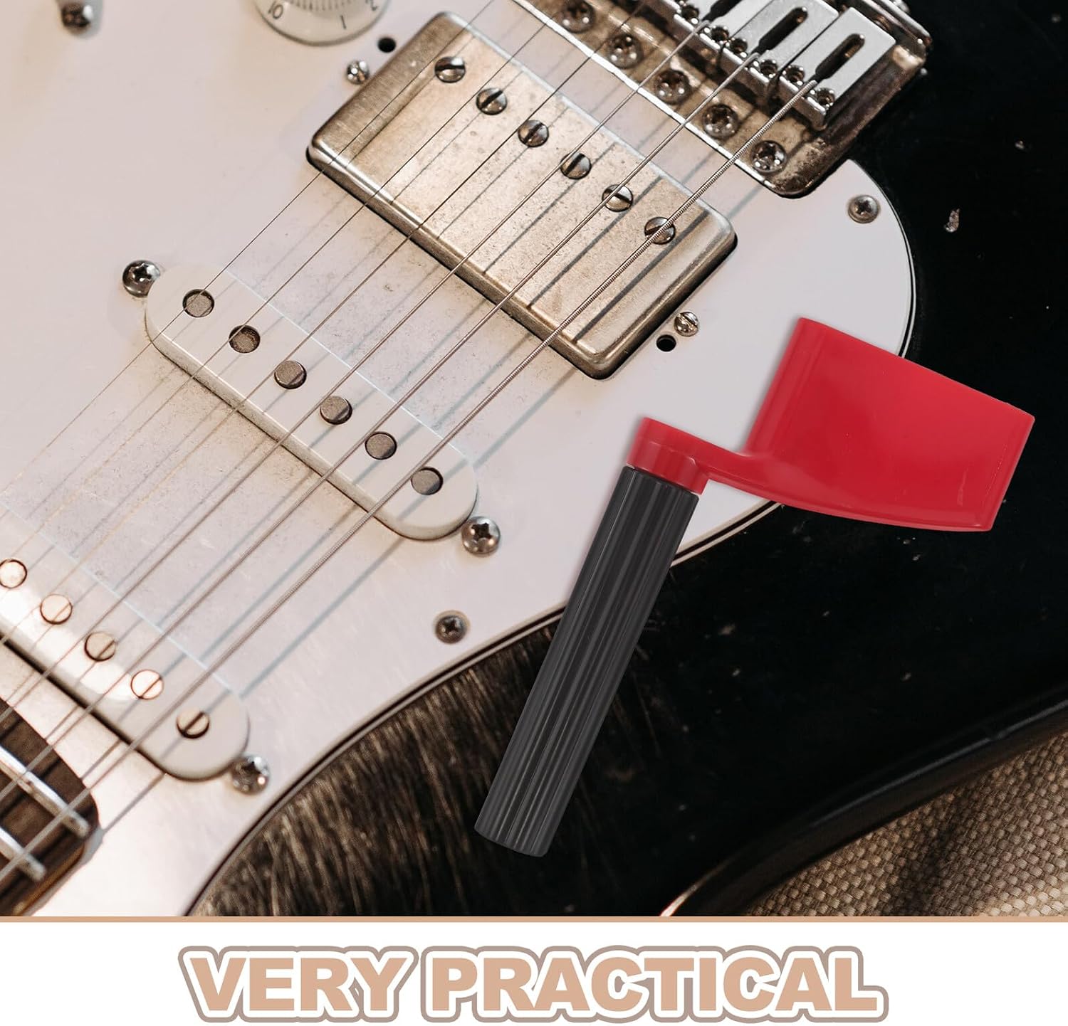 2 Pack Manual Guitar Bass String Winder Tool with Peg Puller