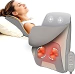 Heycool Cordless Neck Massager, Graphene Heating Massager, Upgraded Shiatsu Back Massager Pillow for Neck, Shoulder, Gifts for Women Men