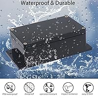 Vista 6 de Project Box IP65 Caja de Conexiones Impermeable de Plástico ABS Cajas Eléctricas Caja de Proyecto Electrónico DIY Carcasa de Alimentación con Oreja