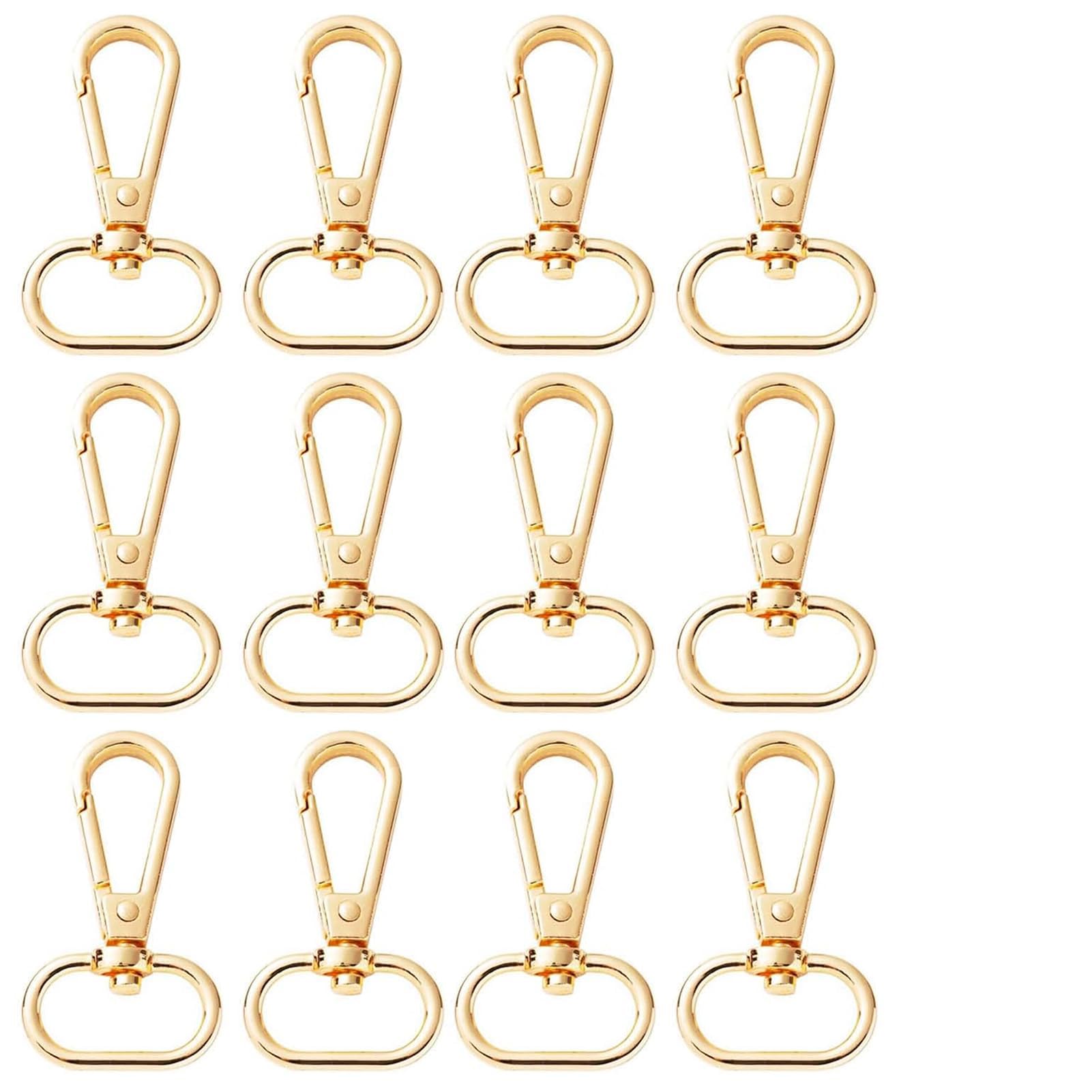 Bag Hooks for Handbags, Bag Hook, Lobster Clasps, 8 Pcs Metal Swivel Snap Hooks - Universal Rotating Purse Hooks for Bags, DIY Accessories