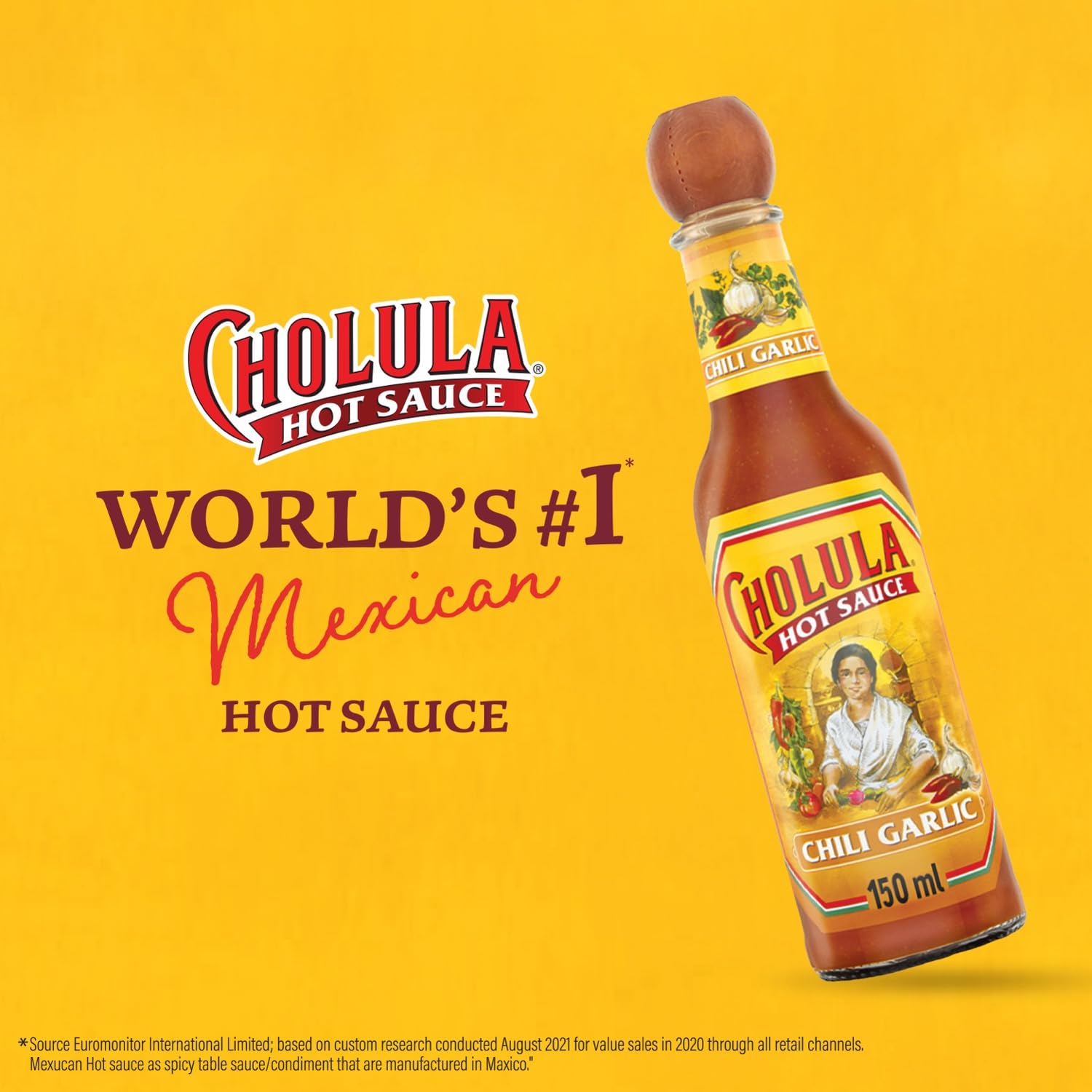 Cholula, Sauce Hot Chili Ail, 5 onces (12 Pack) 12