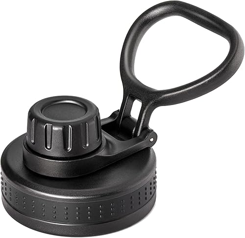 Prurex Tapa de boquilla para botellas de agua de boca ancha, tapa de repuesto para botellas de agua deportivas de 12, 16, 18, 22, 32, 40, 64 onzas