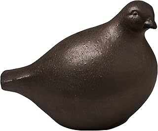 Emissary 15 in. H Glossy Glaze Metallic Quail Ceramic Garden Figurines - Buy now