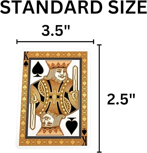 Miniatura 4 de Barajas de juego de estilo único índice estándar de tamaño de póquer baraja de cartas vibrante sobre la marcha para casino noches de juego