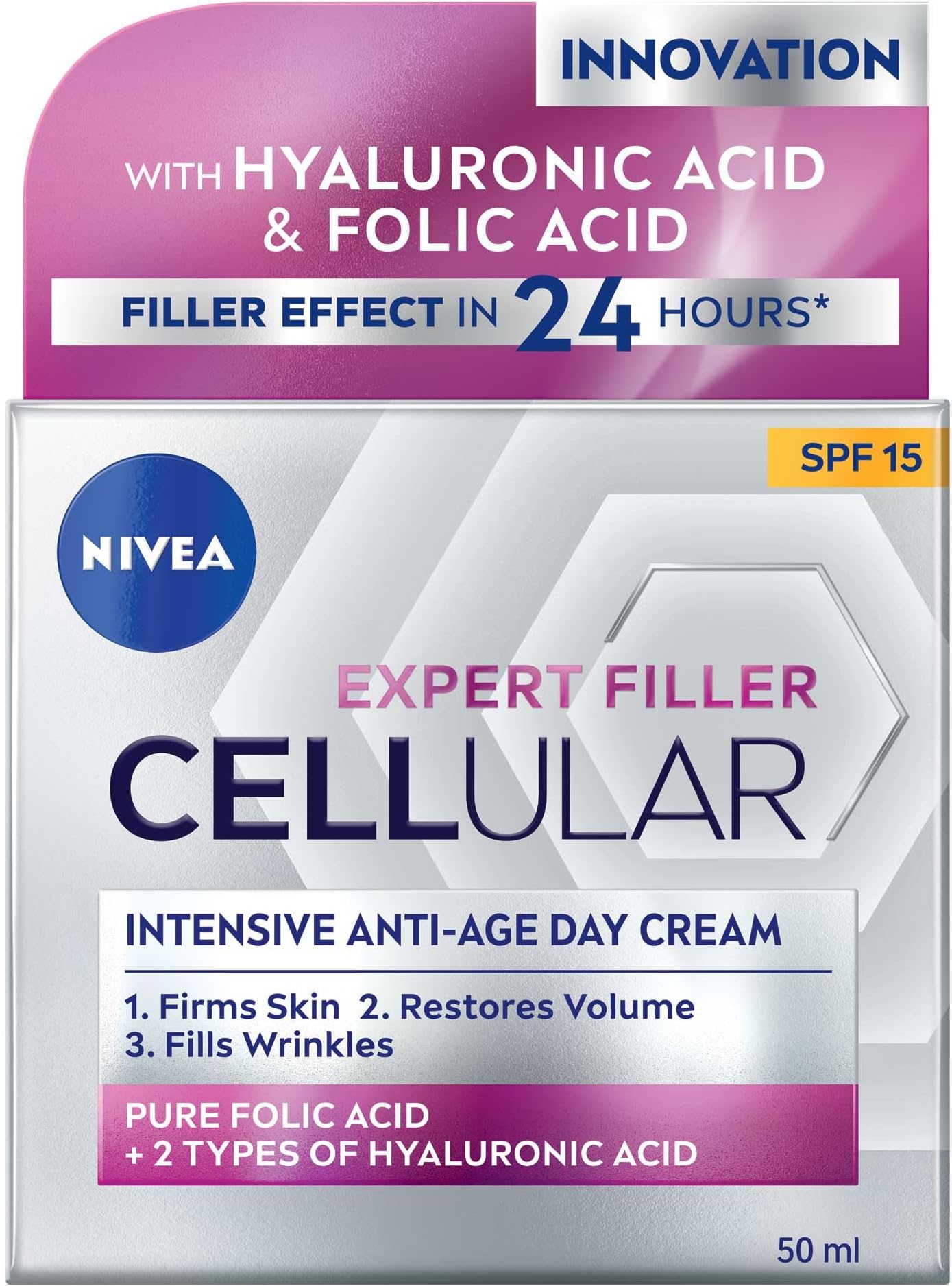 Cellular Anti-Age Skin Rejuvenation Day Cream with SPF 15-50 ml