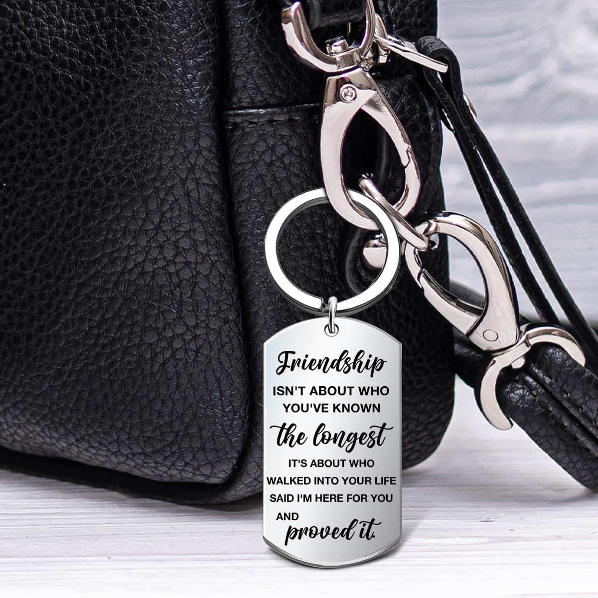 Friendship Gifts for Women Friends, Friendship Keychain Christmas Birthday Gifts for Best Friend Besties BFF - Image 3