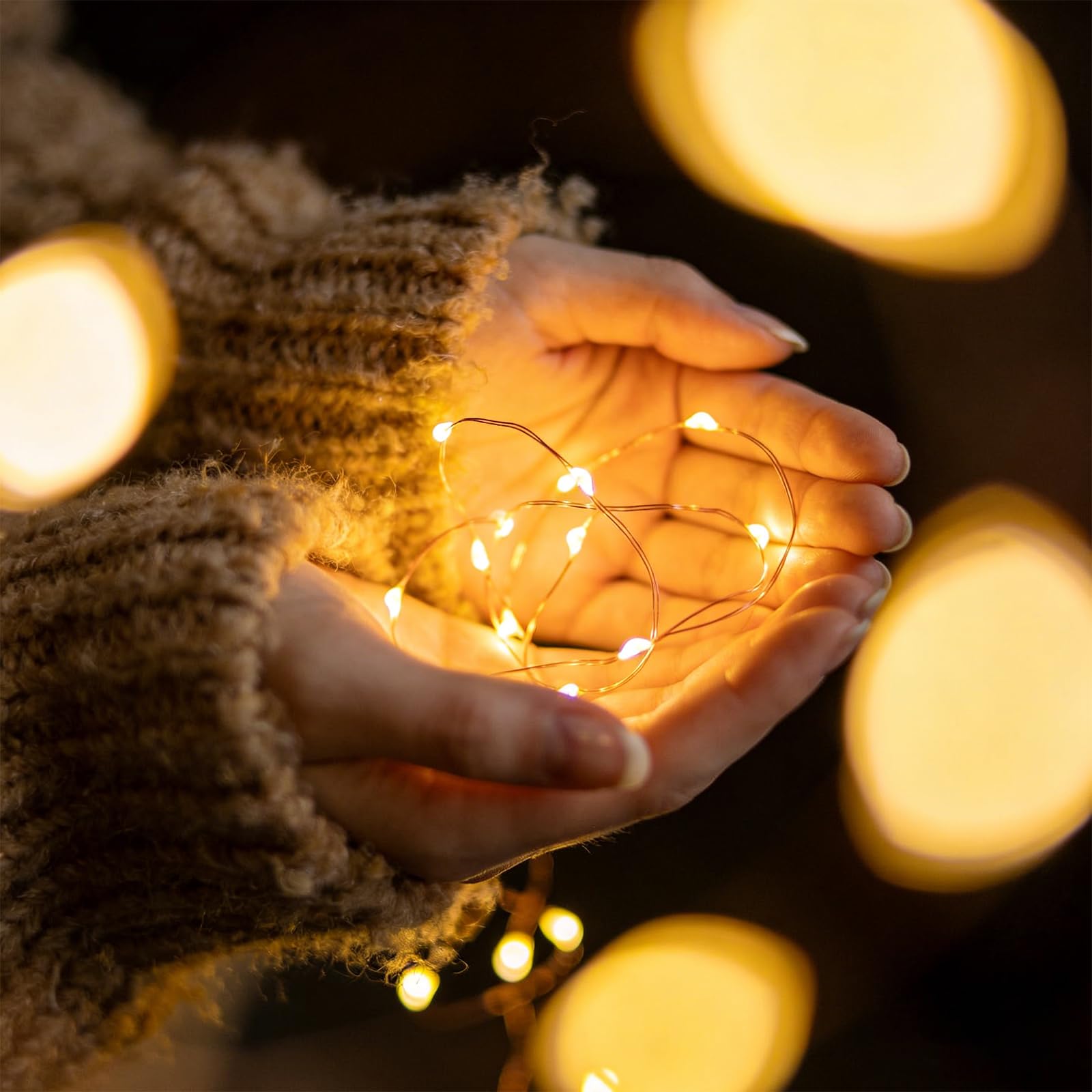 Fachoi Warm Fairy Lights Led String Lights Battery Operated For Bedroom Party Wedding Christmas Decorations F1-Yxcd (1, )
