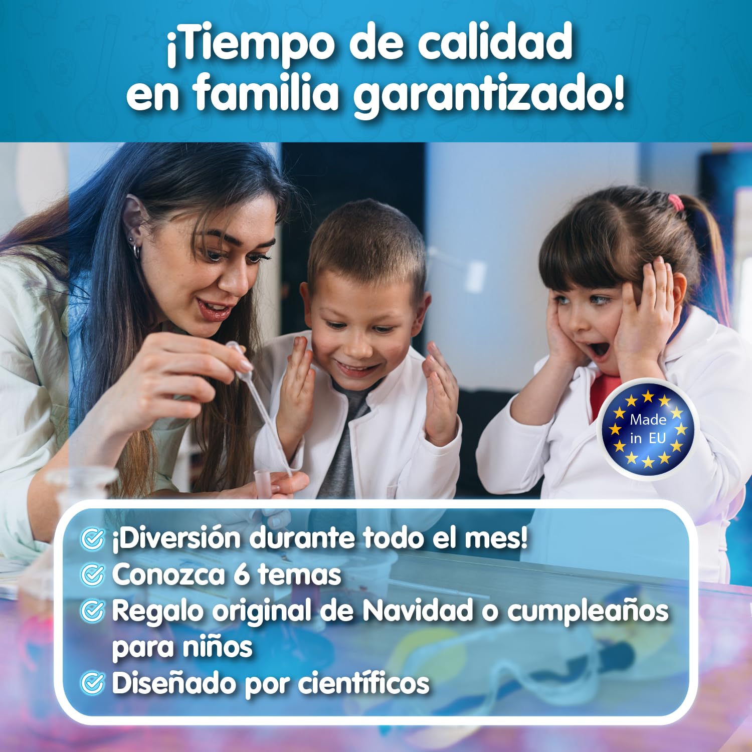Science4you 100 Experimentos Científicos para Niño 8 9 10 11 Años - Kit Científico Educativo, Aprende Física, Química, Geología y Biología, Juguetes y Regalos Educativos para Niños 8 9 10 11+ Años