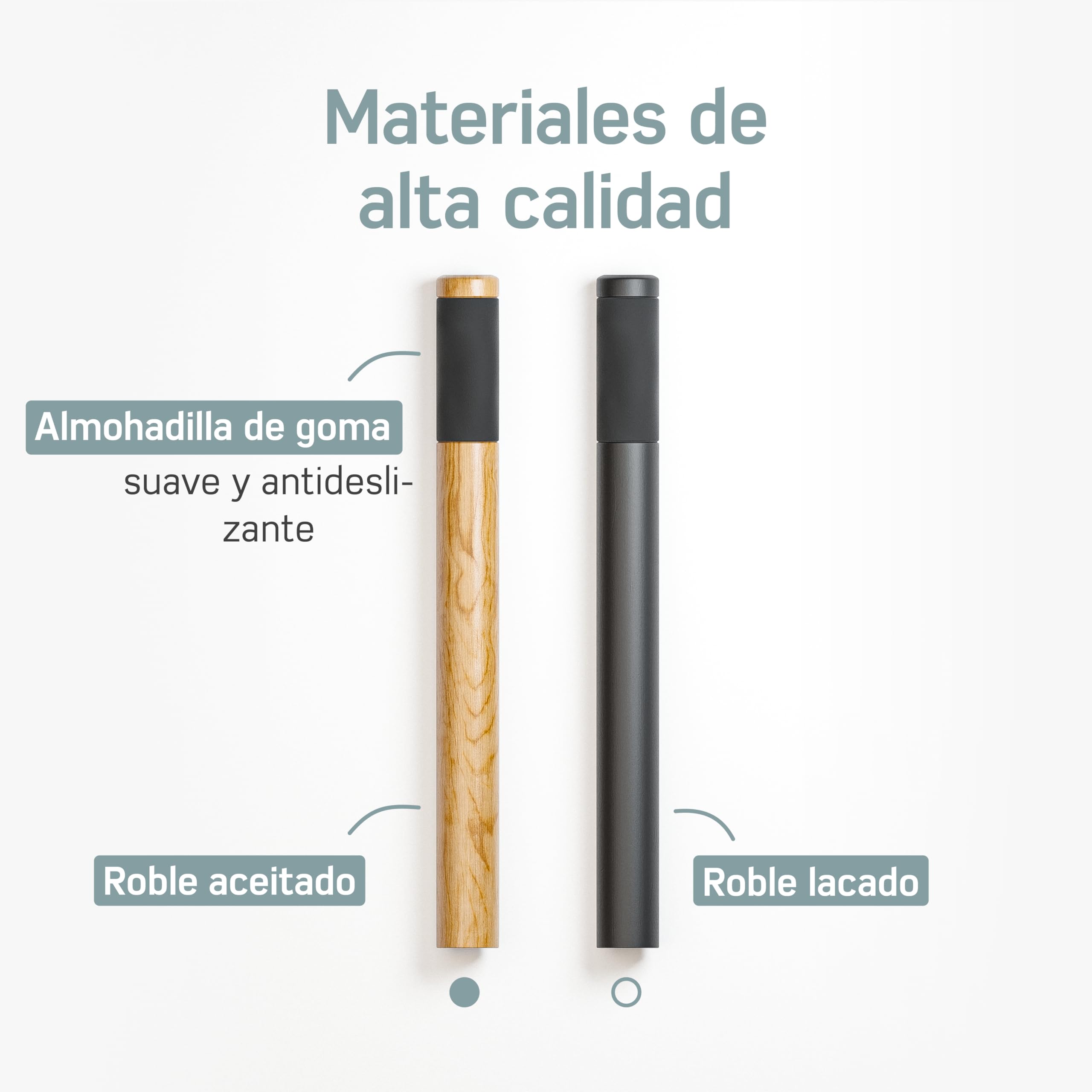 Borgen Soporte bicicletas pared - Soporte de pared para bicicletas de carretera de madera -Madera de roble noble - Soporte pared bicicletas mtb, carretera y ciudad