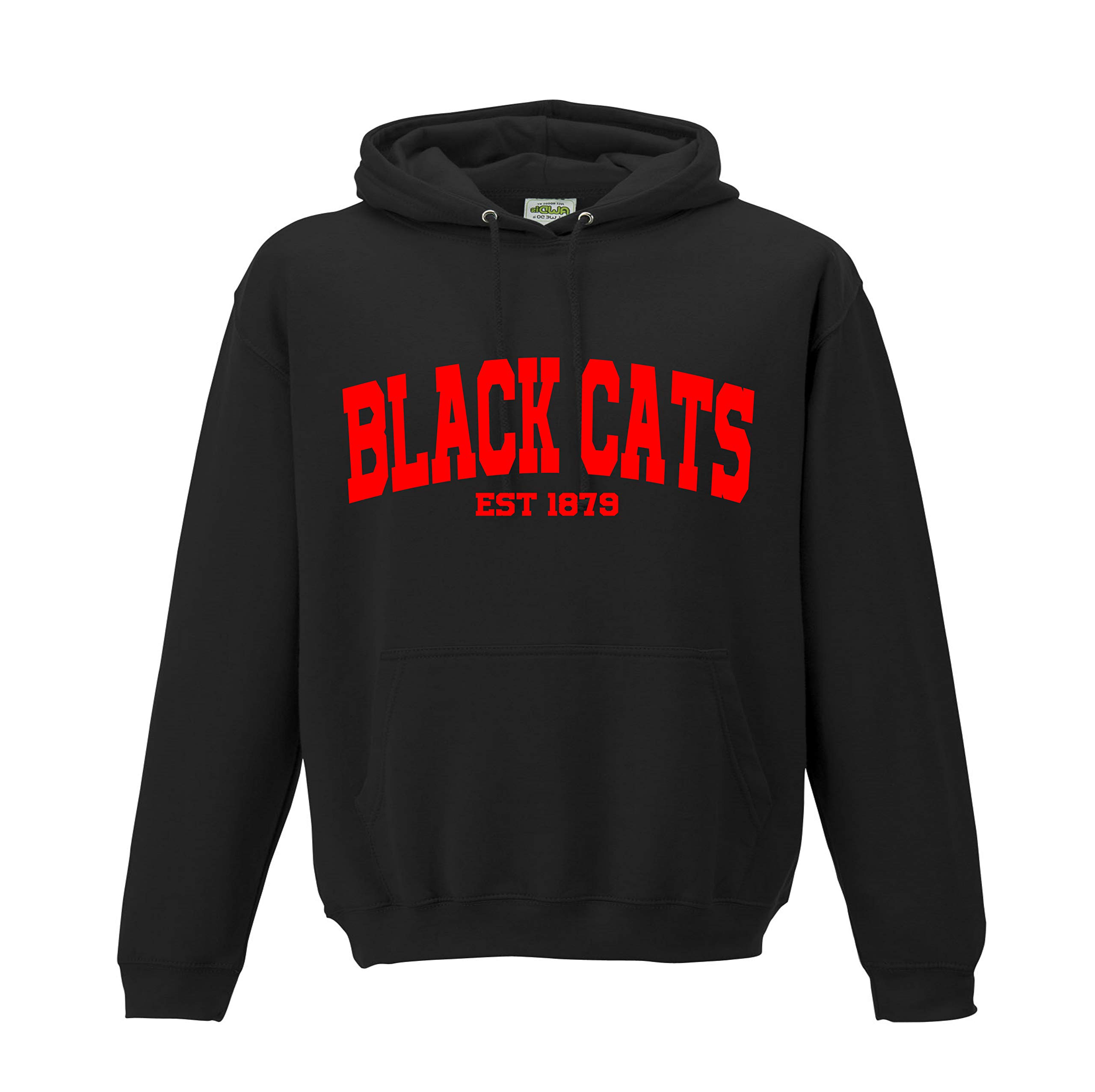 All About The Print black cats sunderland Established in 1879 Premium Football Hoodie Childrens Kids top jumper Kids Age 7-8