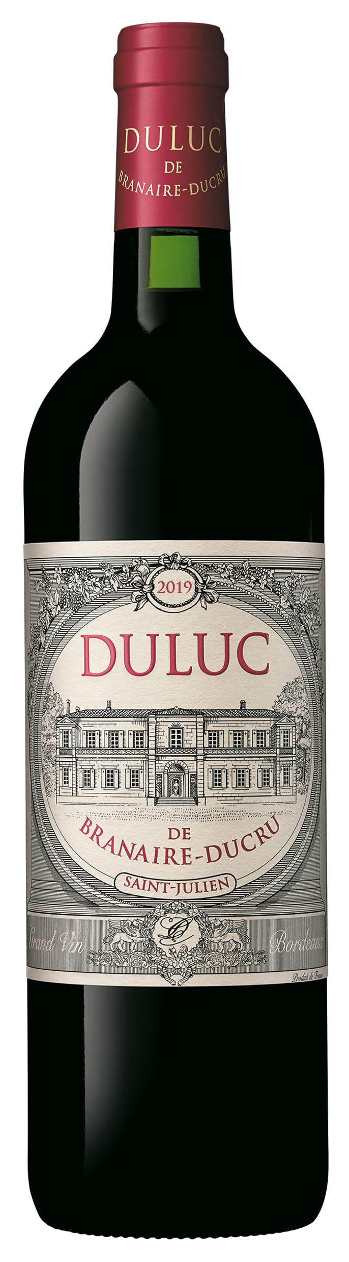 Duluc de Branaire-Ducru - AOP Saint-Julien - Vin Rouge - Millésime 2019-1 bouteille x 75cl