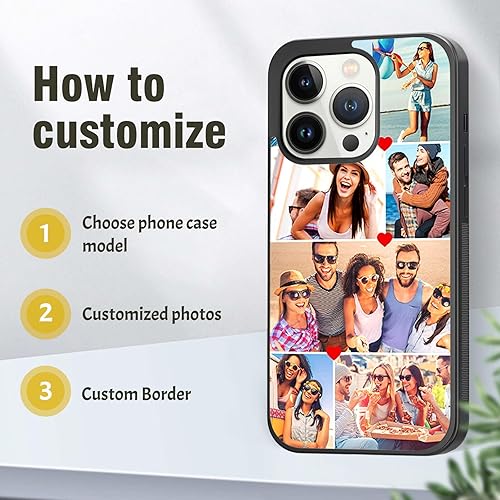 Miniatura 2 de Fundas de teléfono personalizables para iPhone 7 8 11 12 13 14 15 Pro Max Plus Mini Xr Xs SE  para Samsung Galaxy Z Flip 3 4 S21 S22 S23 A03 A12 A13