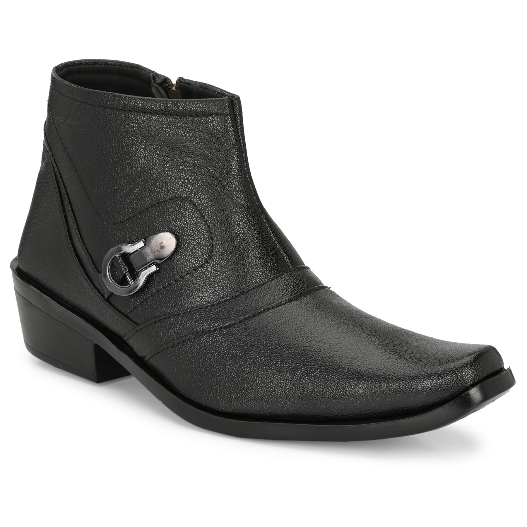 Karaddi Mens BLack Ankle Boots/Formal Shoes (B0845STGGG) Amazon Price History, Amazon Price Tracker