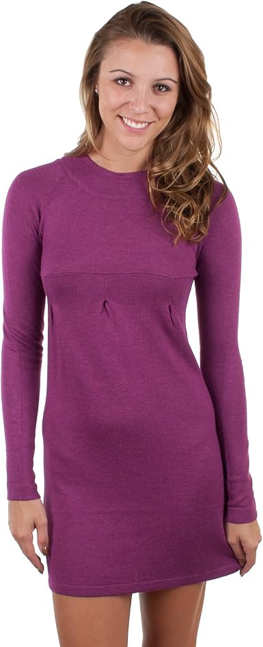 Long Sleeve Empire Waist Sweater Dress 