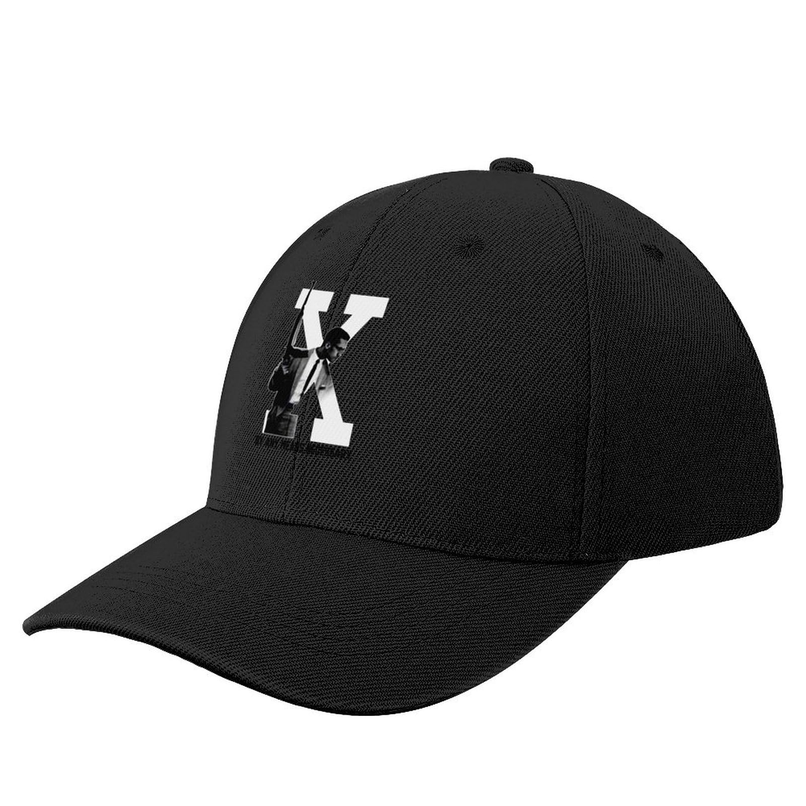EIILHUED Cool Malcolm X by Any Means Necessary 90 s Drama Baseball Cap Hiking hat Hat Sun Hats for Women Men's