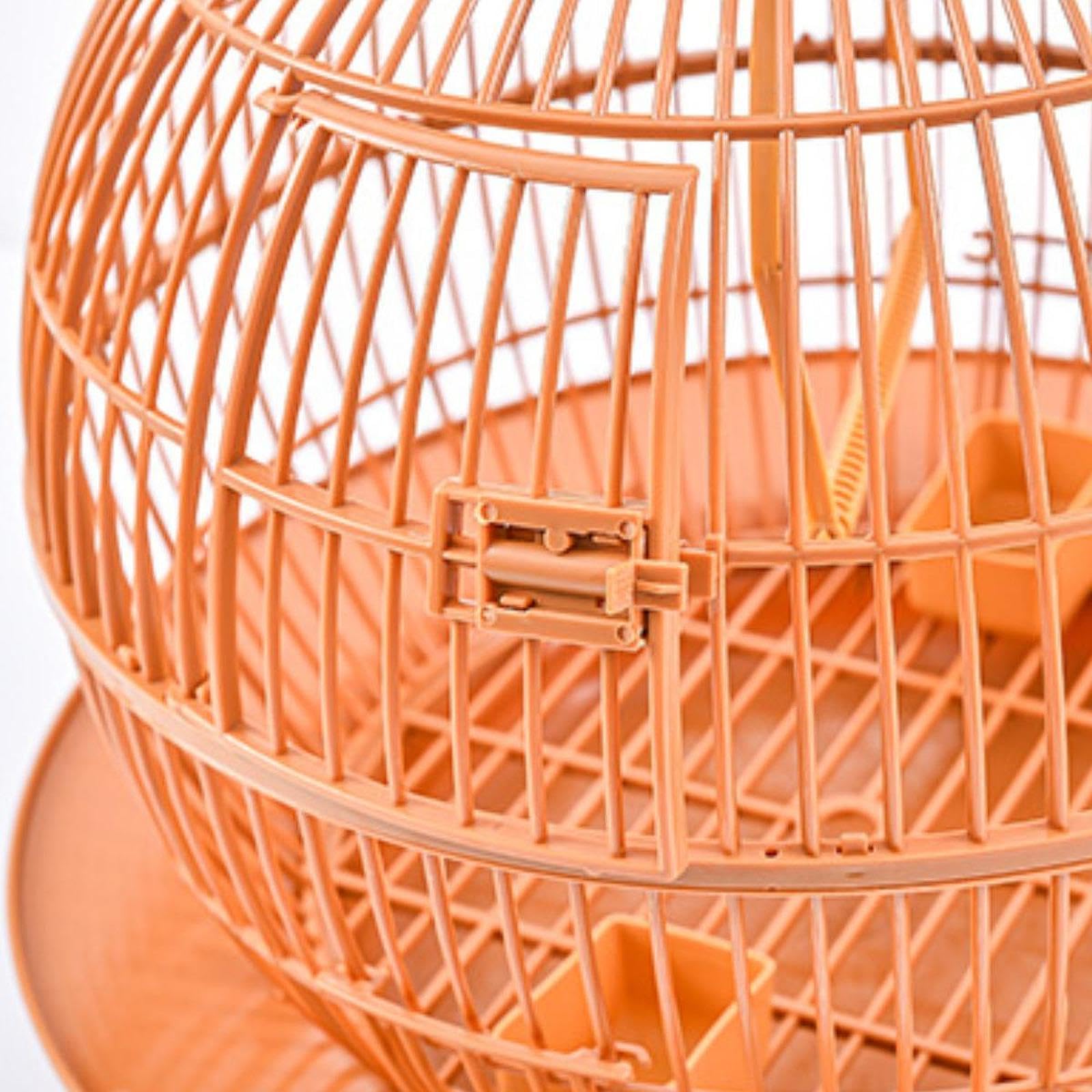 Jaula para Pájaros, Transportín Decorativo con Forma de Bola para Canarios, Pájaros Pequeños Y Pinzones.