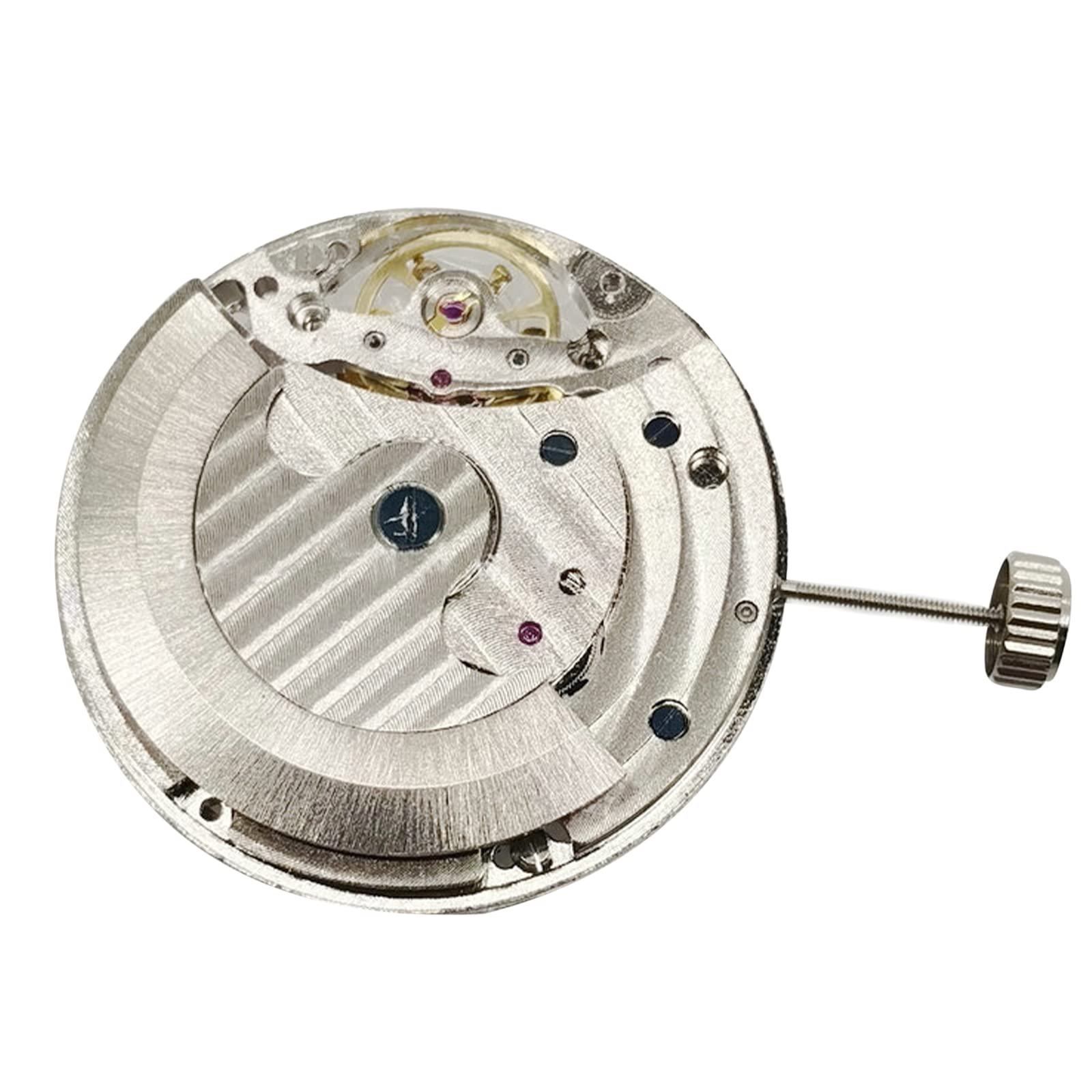 3-Zeiger Mondphase 12 Schwungrad Datum bei 6 Skelett Mechanisches Automatikuhrwerk, Luxuriös