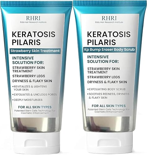 KP Bump Eraser Body Set with 10% AHA Keratosis Pilaris Treatment for Bumps