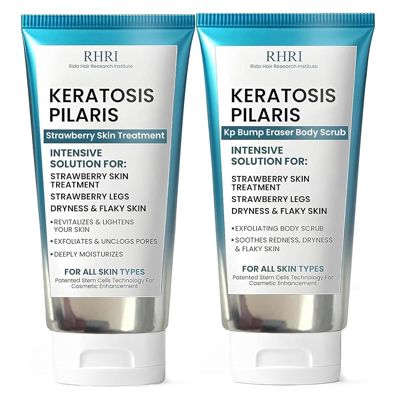 Rida Hair Research Institute Conjunto corporal com esfoliante e loção com ácido glicólico 10%