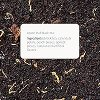 Vista 3 de Osmans Té negro melocotón y albaricoque – Hoja suelta premium, mezcla afrutada y audaz, 3 onzas