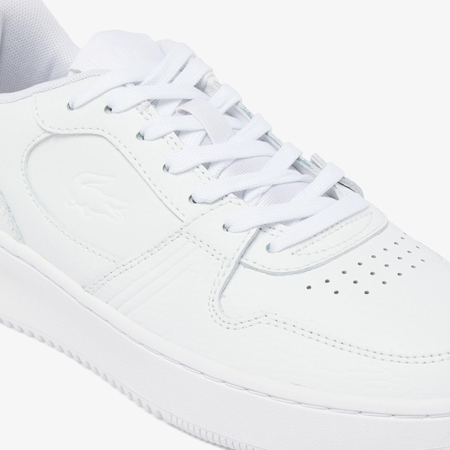 Lacoste Womens L001 Set Sneaker, WHT/WHT, 5 - Image 6