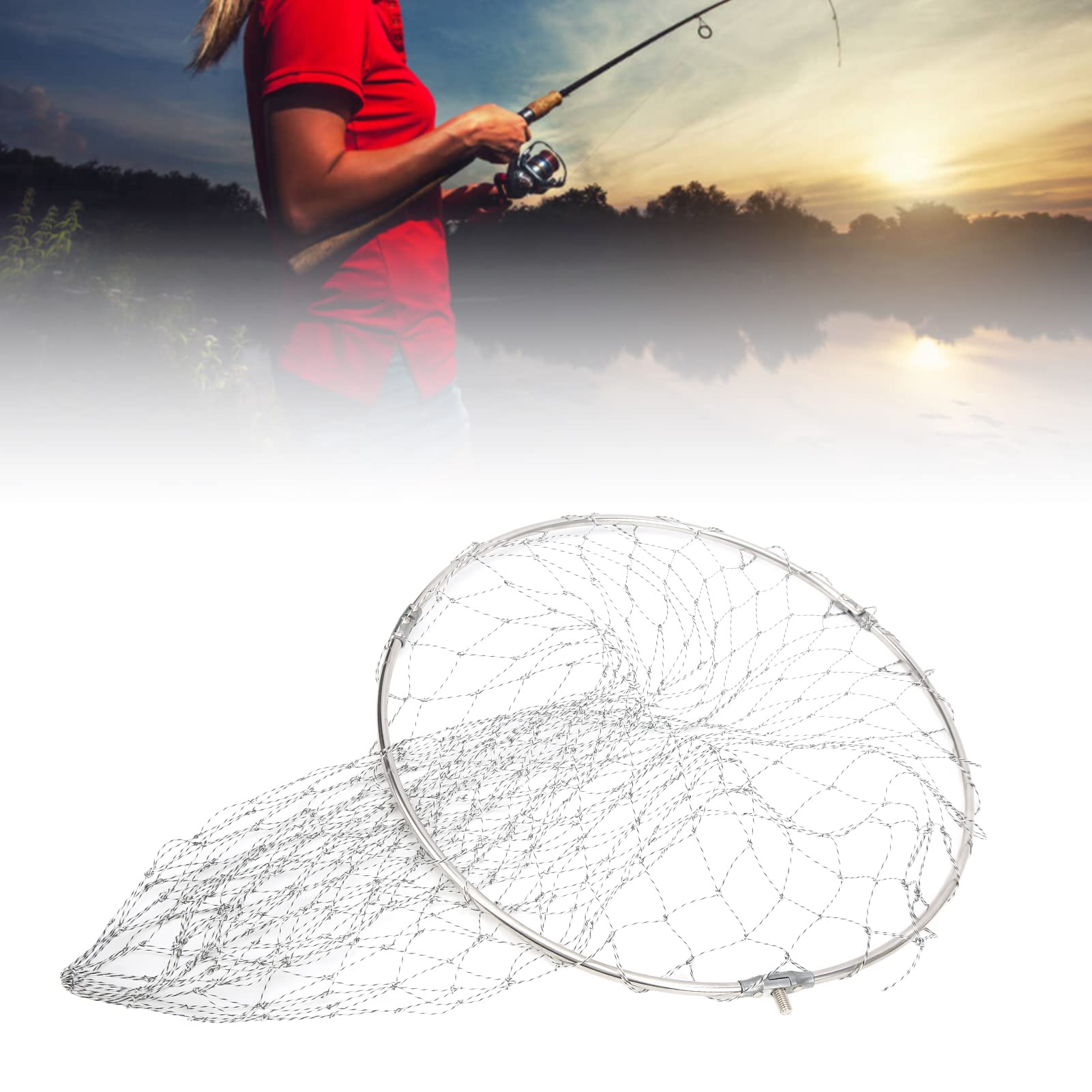 Nylon Brail Net, Fishing Net, Foldable Design Nylon Netting Suitable for Fishing Larger Things for Bird for Fish Field : Sports & Outdoors