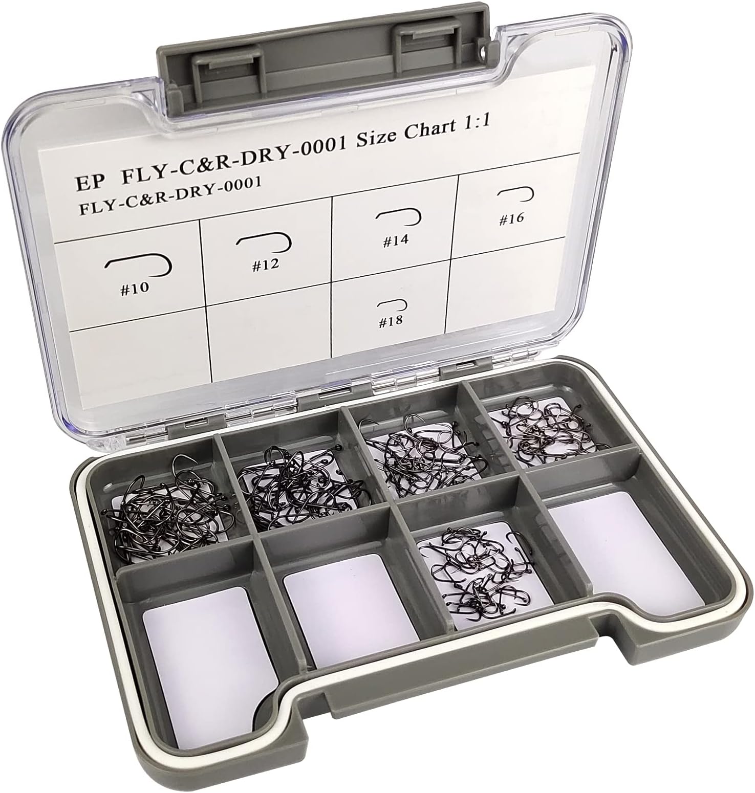 High Carbon Steel Fly Hooks - Dry, Wet, Nymph, Terrestrial, Streamer, Czech, Scud, Shrimp, Pupa, Jig - Barbless Competition Catch & Release