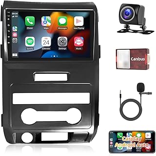 2G 32G for Ford F150 2010 Android Car Stereo with Apple Carplay, Rimoody 9 Inch Touch Screen Car Radio with GPS Navigation Bluetooth FM HiFi WiFi Android Auto + AHD Backup Camera