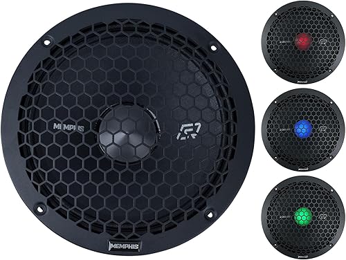 Miniatura 2 de Memphis Audio SRXP10V2 SRX Pro 10" 500w 4 ohmios Altavoz de coche de rango medio con LED Midbass