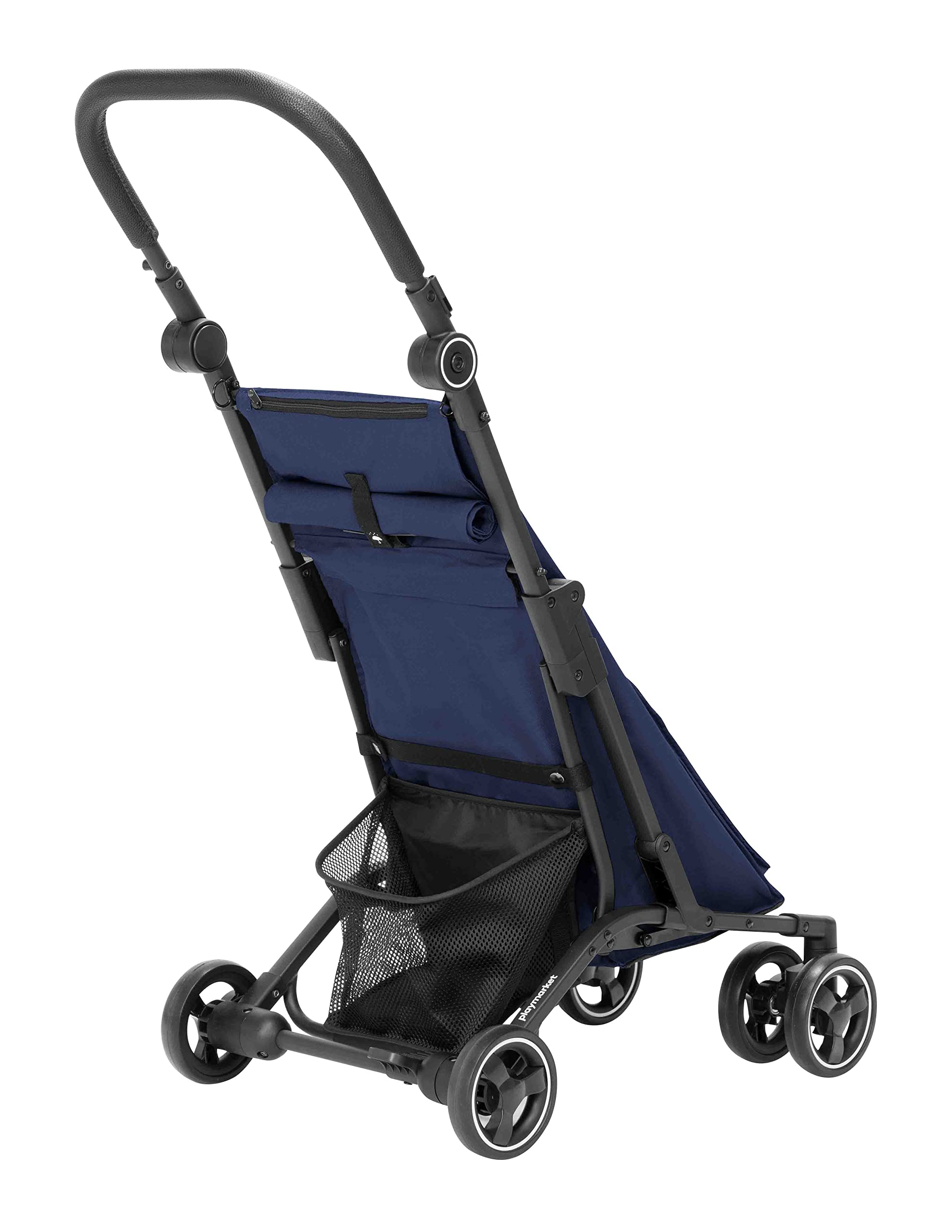 Playmarket Pocket Premium. Carro de la Compra Plegado ultracompacto y Ligero. 4 Ruedas y Freno. Capacidad 50L