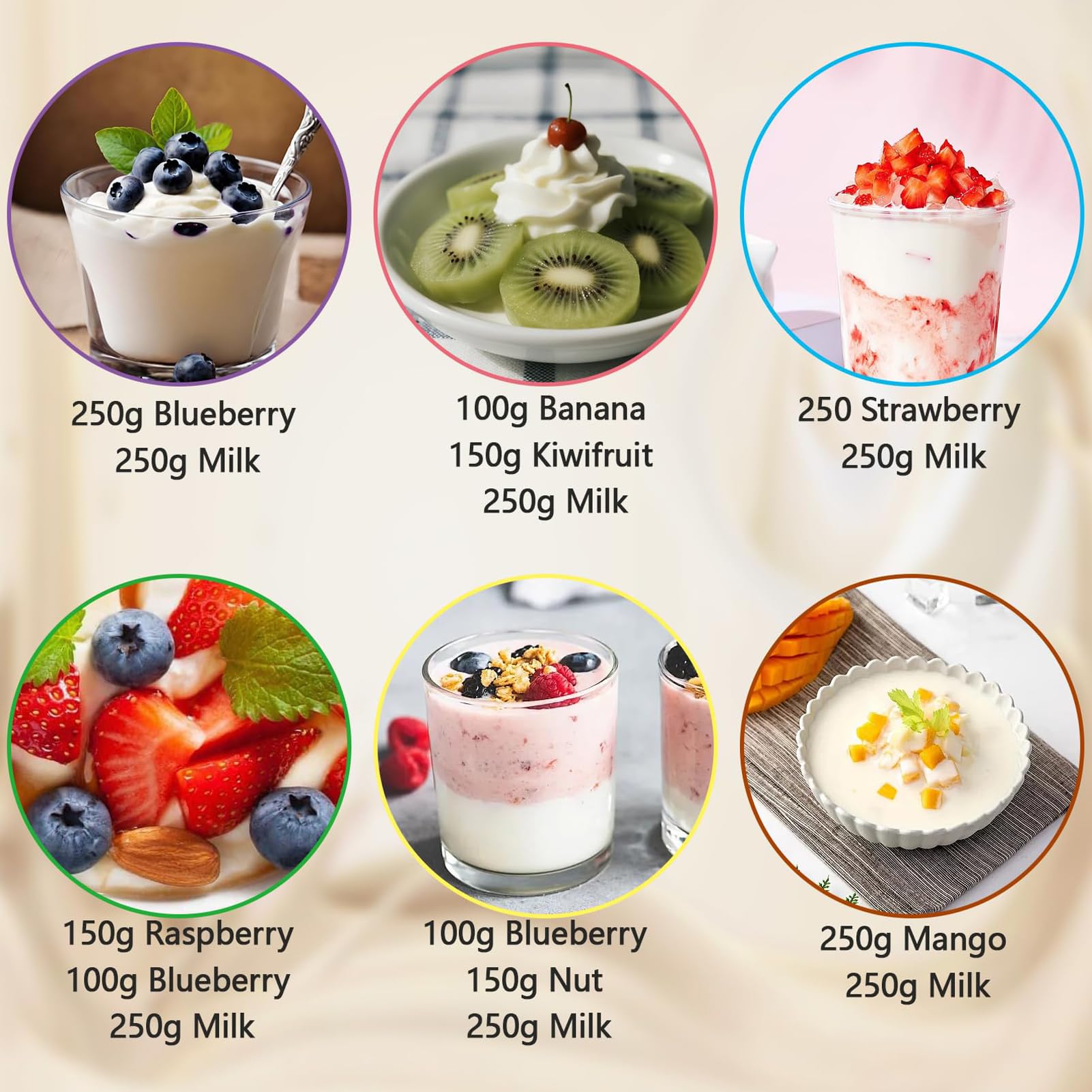 Yogurtiera Elettrica, Yogurtiera Automatica Da 2200 Ml Con 12 Vasetti Di Vetro E Display A Led Per Regolare Temperatura E Timer, Macchina Per Vino Di Riso Per Dessert Sani Fatti 12 Cups