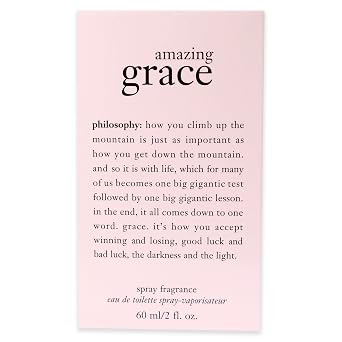philosophy amazing grace eau de toilette - clean & floral women's perfume - with notes of bergamot, muguet & musk - long lasting fragrance