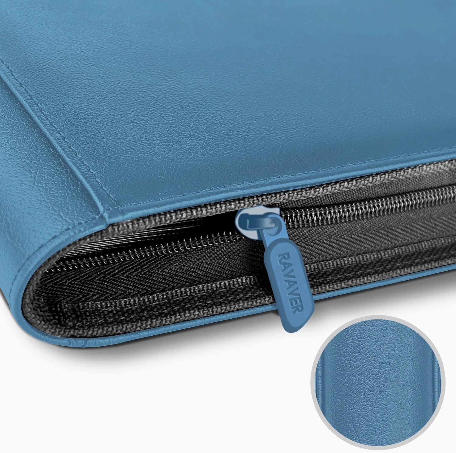 Toploader Binder, Oversized 9 Pocket 252 Top loaders Holder with Customizable Label Slot and Side-Loading Sleeves for Trading Cards in 3" x 4" Toploader (Blue Turtle)