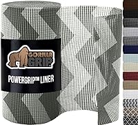 Vista 27 de GORILLA GRIP powerGRIP - Forro para Cajones y Estantes de Armario, Agarre Grueso y Fuerte, Forros no Adhesivos Protegen Gabinetes de Cocina