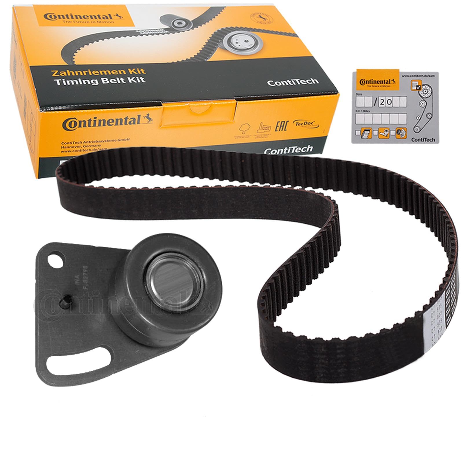 CONTITECH Kit cinghia di distribuzione CT685K1 N° denti: 119 19mm Compatibilità con FORD TRANSIT Furgonato T SIERRA 2 volumi/Coda spiovente GBC, GBG TRANSIT Furgonato V SIERRA GBG, GB4