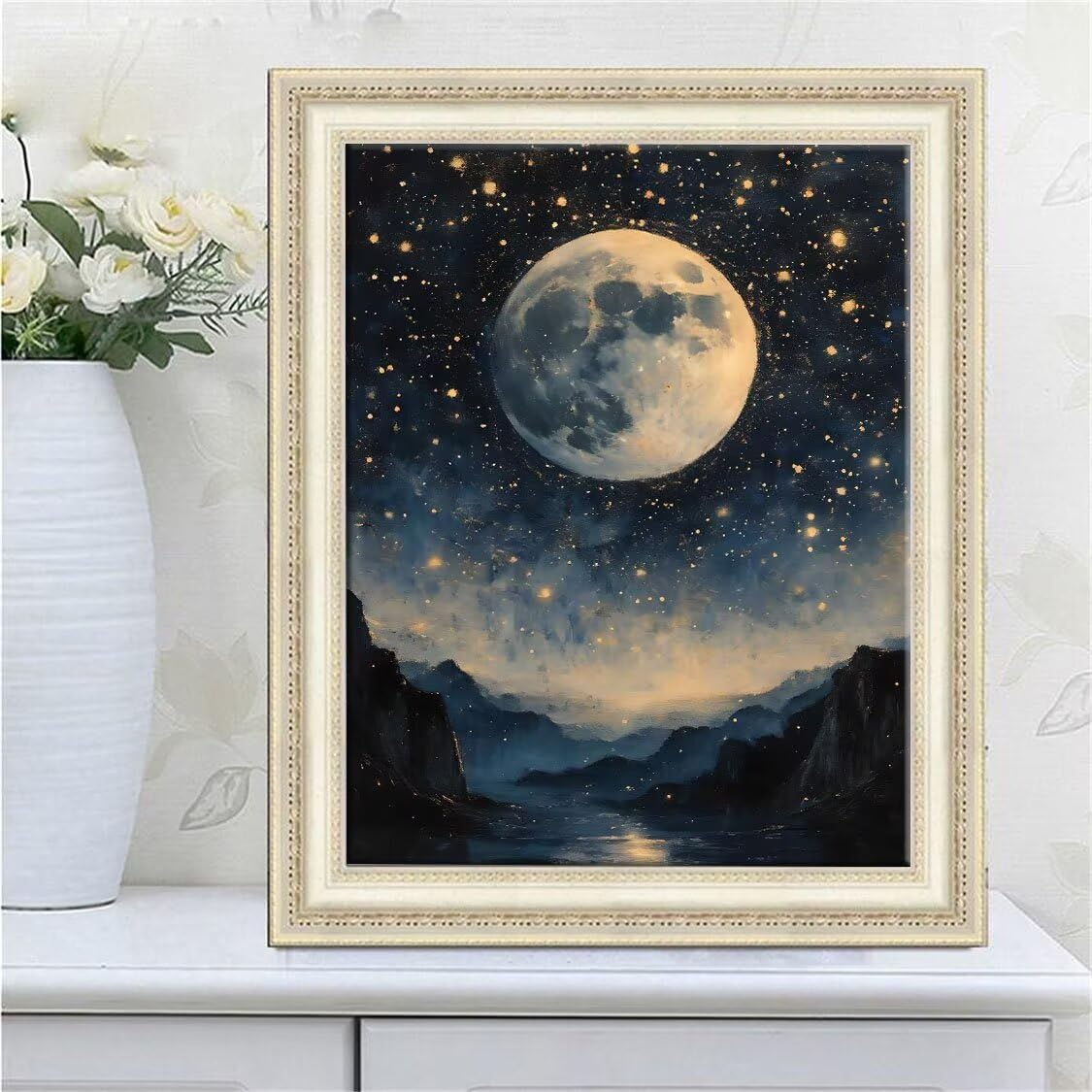 DIY Malarstwo diamentowe 5D, sztuka diamentowa, nocne niebo, zestawy dla dorosłych, sztuka ze strasu, haft, artykuły rzemieślnicze, dla dzieci i dorosłych, idealna dekoracja ścienna do domu, prezenty,