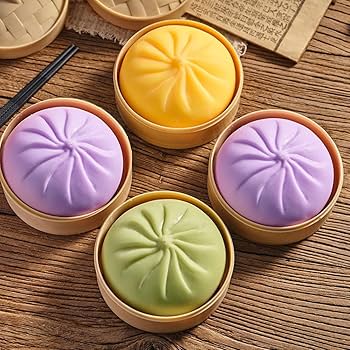 Amazon.co.jp: Shnmersy スクイーズ玩具 肉まん おもちゃ TPR
